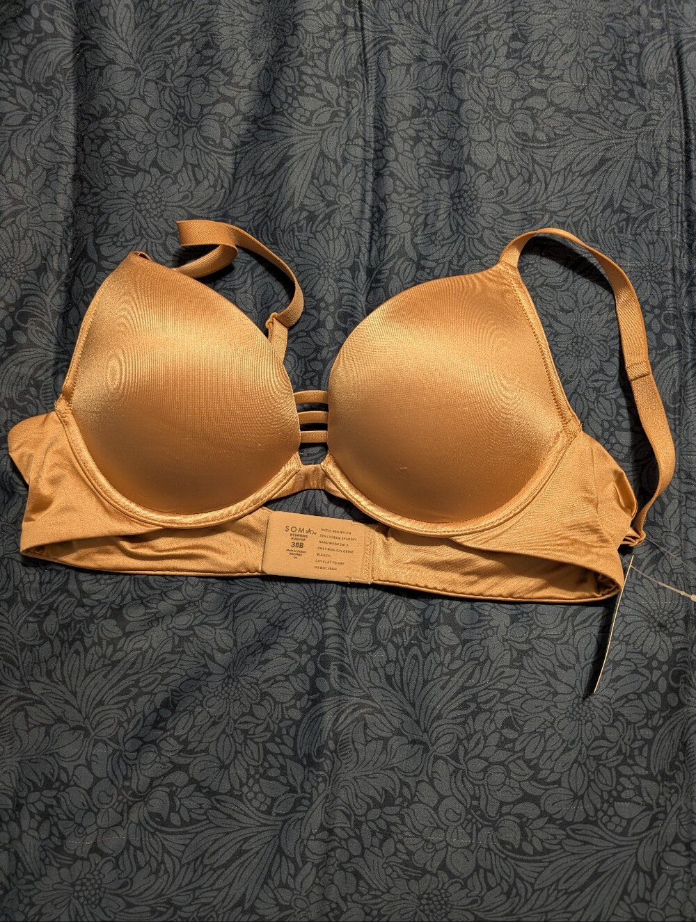 NWT Soma Smooth Lightly Padded Bra in Copper Tan 38B
